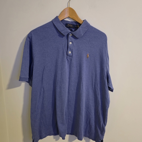 Polo Ralph Lauren Classic Fit Polo Shirt Mens XL Blue 100% Cotton - Picture 3 of 10